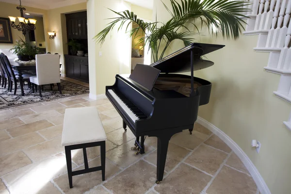 Siyah kuyruklu piyano — Stok fotoğraf