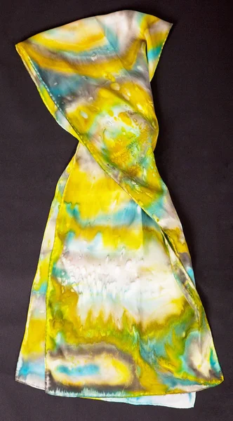 Bufanda de seda colorida —  Fotos de Stock