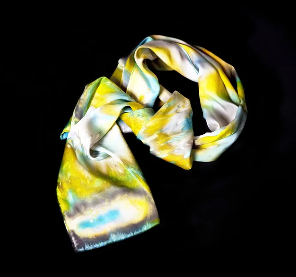 Lenço de seda colorido — Fotografia de Stock