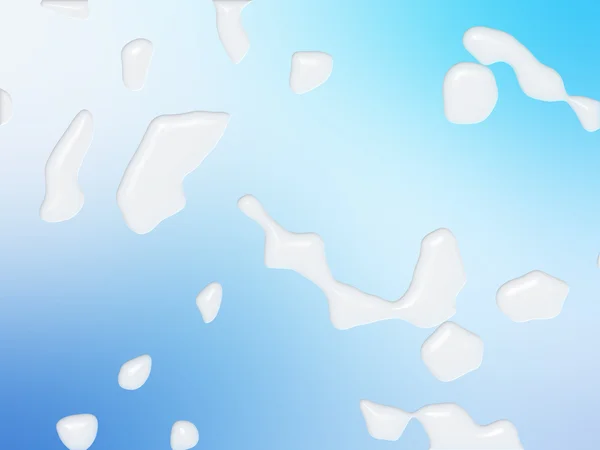 Gotas de leche — Foto de Stock