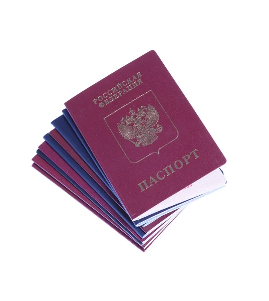 Стек паспортов — стоковое фото