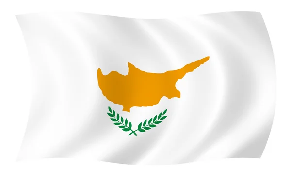 키프로스의 국기 로열티 프리 스톡 사진