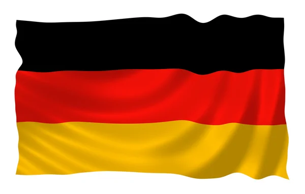 Σημαία της Γερμανίας Εικόνα Αρχείου