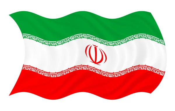 이란의 깃발 로열티 프리 스톡 사진