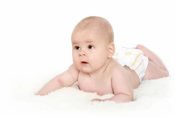 Portrait of young little baby boy — Stock Photo, Image