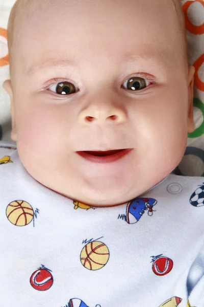 Mutlu erkek bebek portresi — Stok fotoğraf