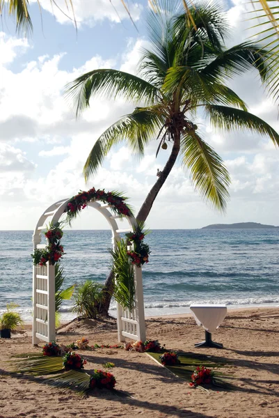 Ślub na plaży Obraz Stockowy