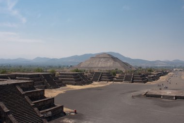 Meksika Amerika'da Teotihuacan PIRAMIDES