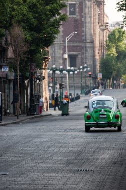 Mexico city yeşil taksi