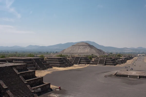 Пирамиды Теотиуакана в Мексике — стоковое фото