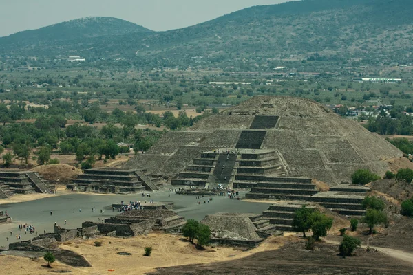 Piramidi di teotihuacan in Messico America — Foto Stock