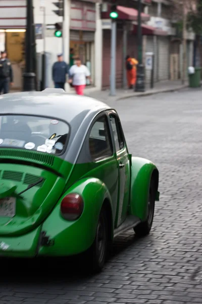 Зеленое такси Мехико — стоковое фото