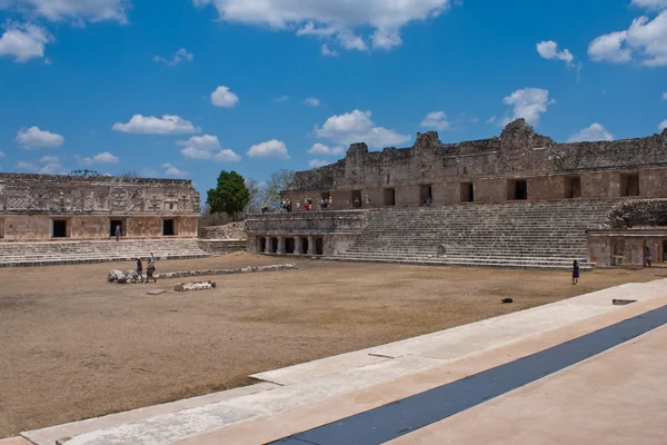 Uxmal templen i mexico — Stockfoto