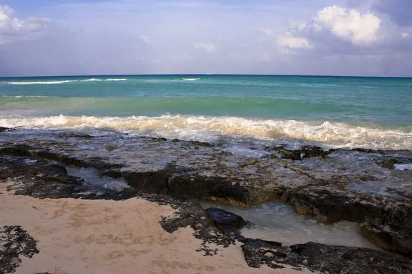 Playa del carmen strand — Stockfoto