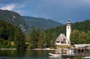 Bled Gölü julian alps Slovenya