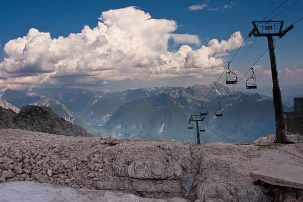 Юлианские Альпы в Словении — стоковое фото
