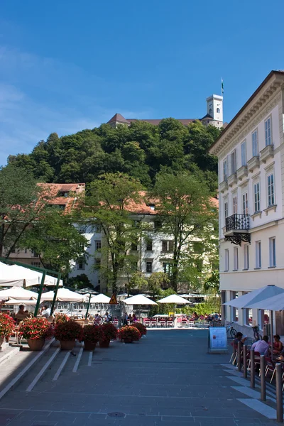 Ljubljanas gamla stan — Stockfoto