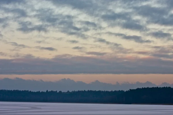 在波兰的冰湖 — 图库照片