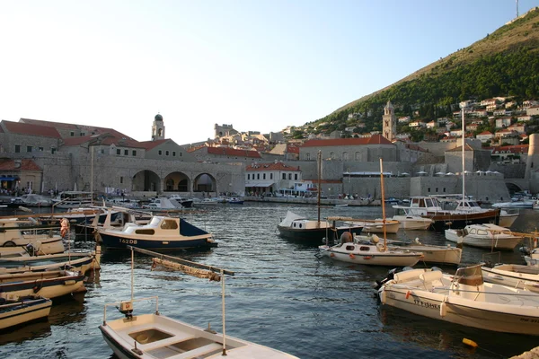 Dubrovnik város falai — Stock Fotó