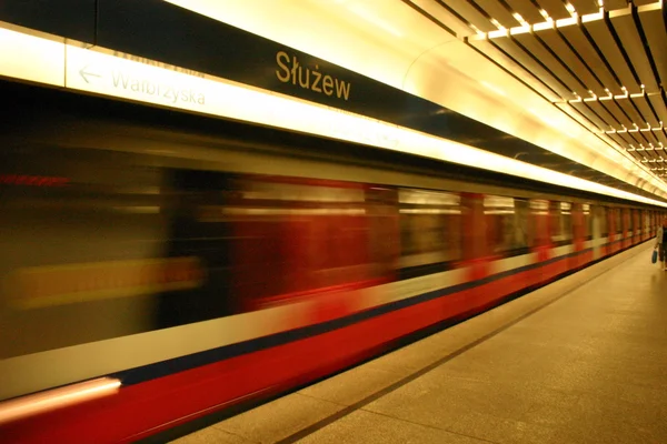 Polonya yeraltı metro — Stok fotoğraf