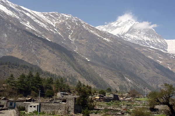 Himalaya-Annapurna-Wanderung — Stockfoto
