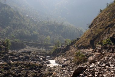 Annapurna trek himalaya içinde