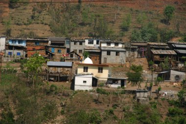 Nepal trekking dağlar