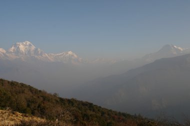 Annapurna trek himalaya içinde