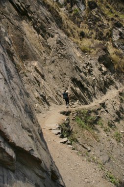 Annapurna trek himalaya içinde