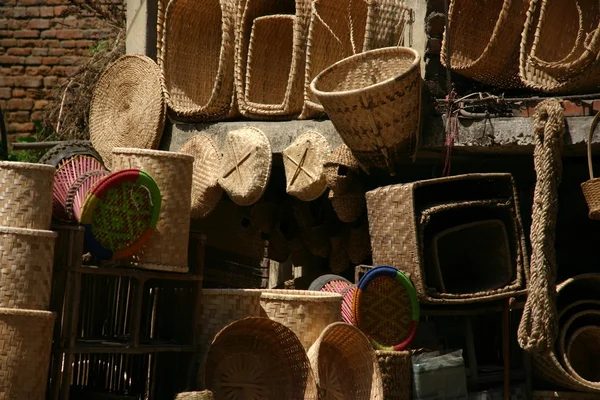 Mercato dei tessili — Foto Stock