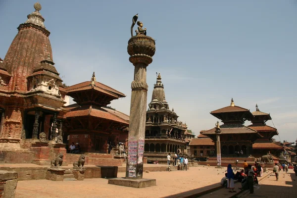 Patan Square in Nepal — Stock Photo, Image