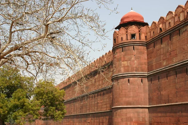Rode fort in delhi — Stockfoto