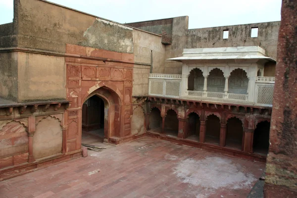 Czerwony fort w Āgra — Zdjęcie stockowe