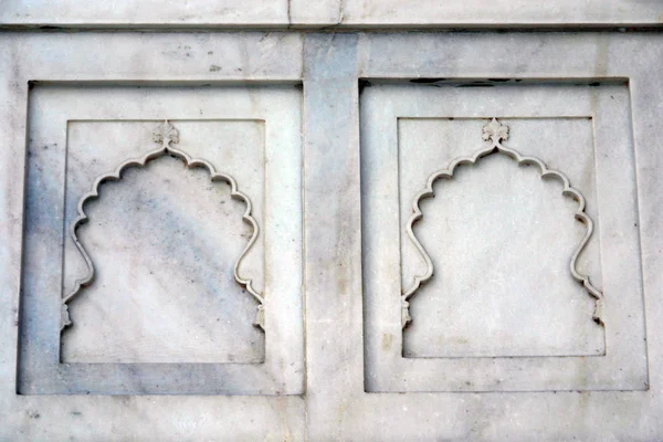 Taj Mahal Unesco Details — Stockfoto