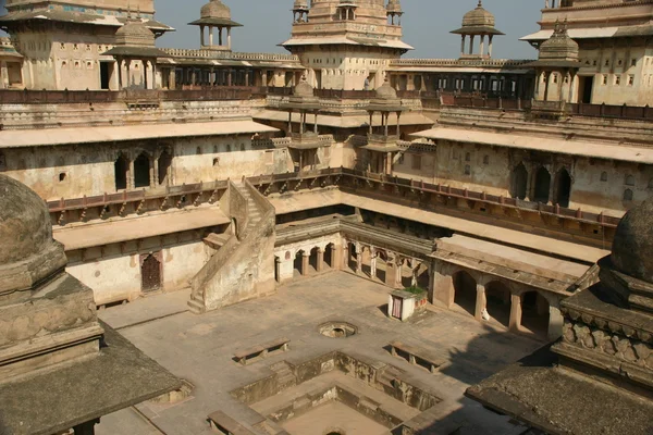 Orcha tempel fort — Stockfoto