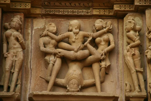 Khajuraho temples — Stock Photo, Image