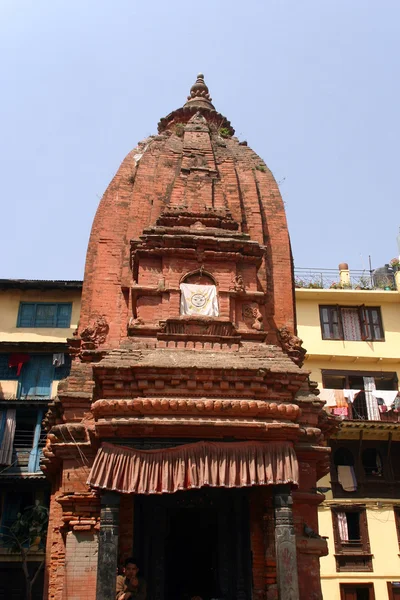 尼泊尔加德满都寺 — 图库照片