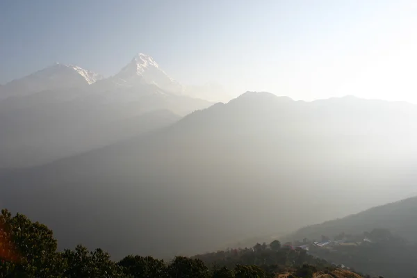 Annapurna Trek no rio Himalaia — Fotografia de Stock