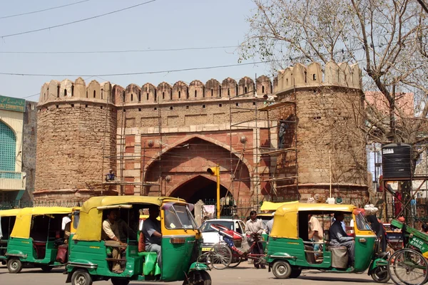 Röda fortet i delhi Royaltyfria Stockbilder
