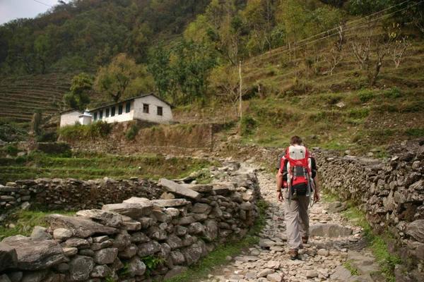 Nepal trekking — Zdjęcie stockowe