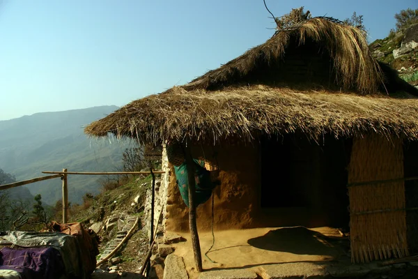 Cabane au Népal — Photo