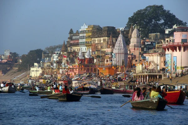 Río Varanasi Fotos de stock