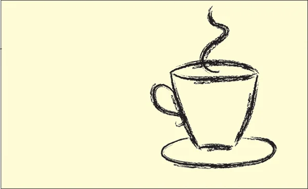 Чашкою кави — стоковий вектор