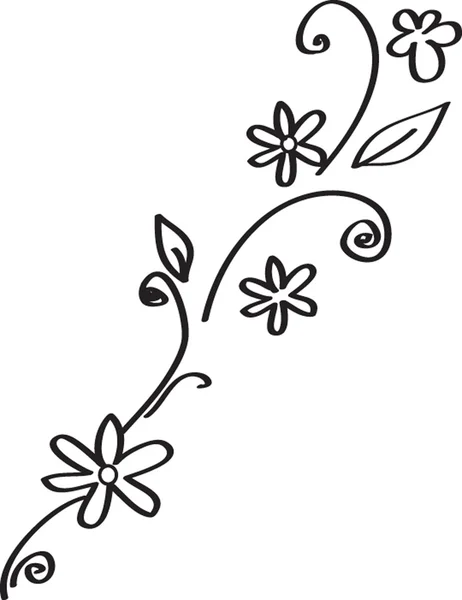 Patrón floral — Vector de stock