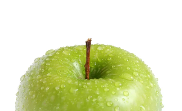 Zelené čerstvé jablko — Stock fotografie