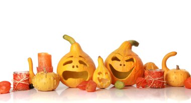 Halloween faces clipart