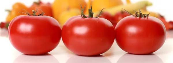 3 pomidory — Zdjęcie stockowe