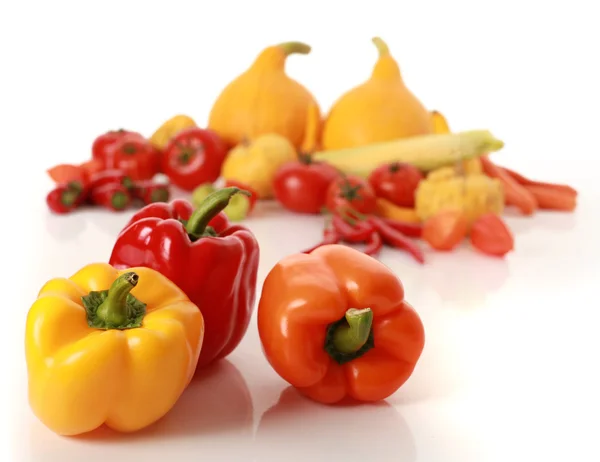 Sladké barevné papriky — Stock fotografie