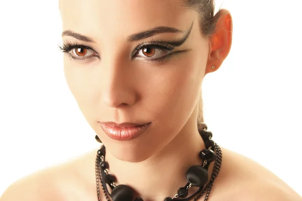 Ljusa make-up — Stockfoto
