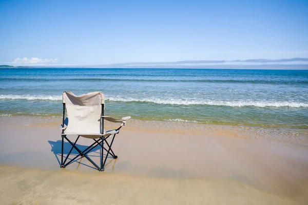 Chair & sea — Stock Photo, Image